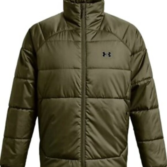NWOT Under Armour Jacket Men’s Size Medium Lightweight Puffer jacket Army Green